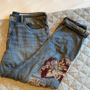 Anthropologie Slim Boyfriend Denim, Size 31